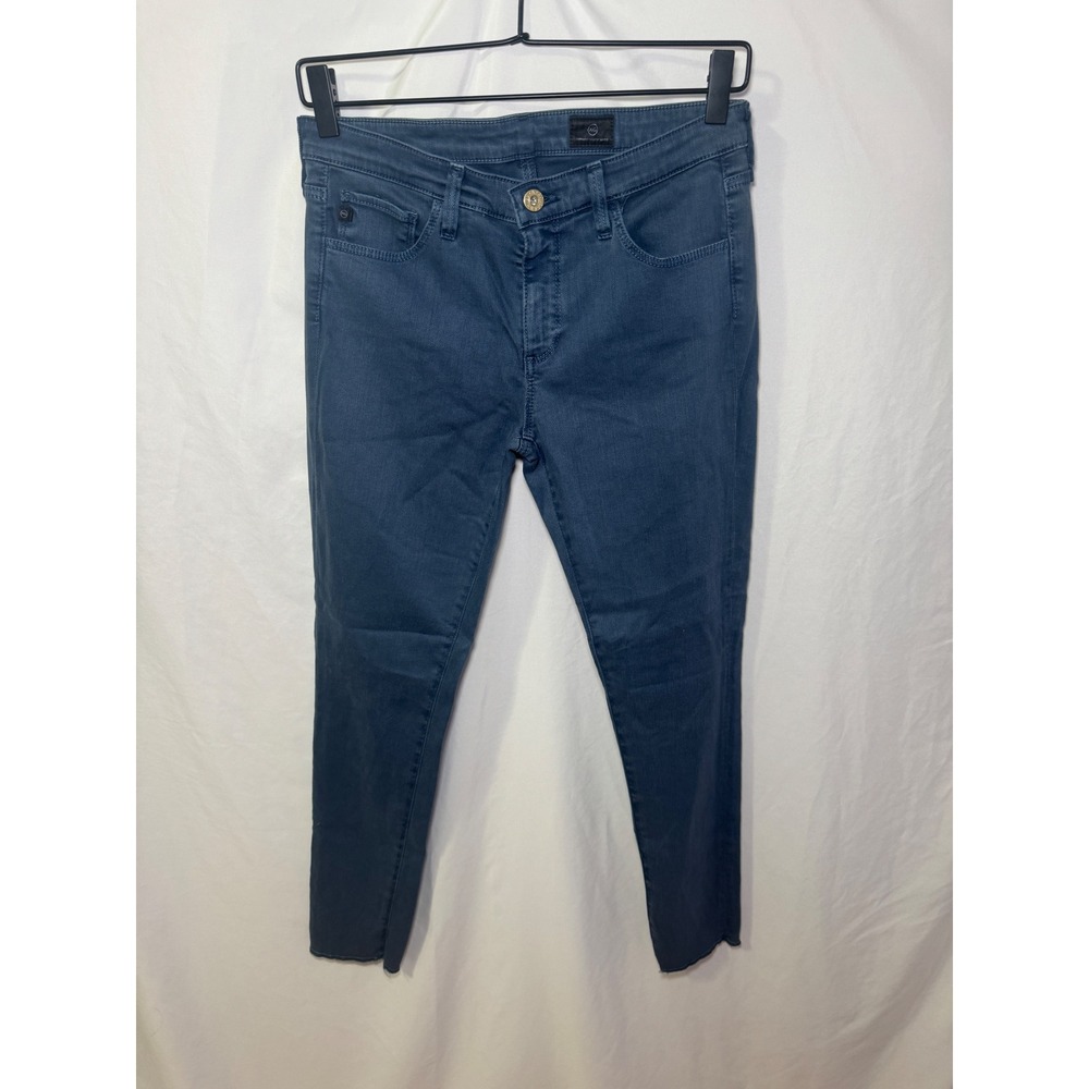 AG Adriano Goldschmied Farrah Skinny Jeans 27 Dark Blue High Rise NWOT Premium